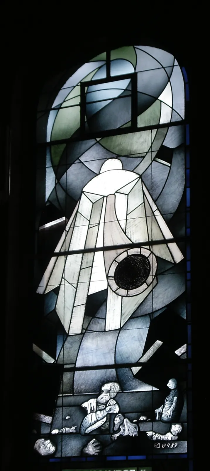 Dürrenmatt-Fenster, Kirche Konolfingen